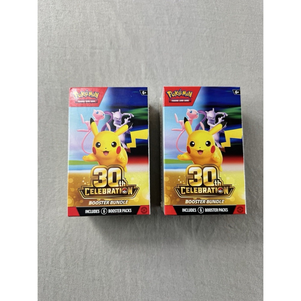 Pokemon Celebrations 30th Anniversary Booster Bundles - New Sealed Lot of 2